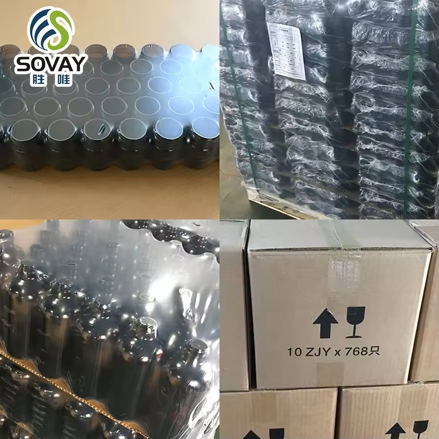 Wide Mouth Recyclable Liquor Bottles Premium Spirits Containers Tequila Rum Glass Alcohol Bottles