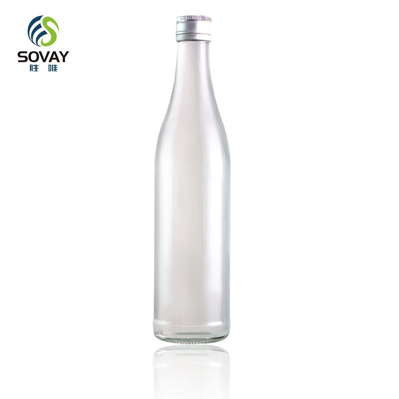 Wholesale Transparent 500ml Aerated Beverage Glass Empty Bottles Seasoning Sauce Glass 18oz Bottles