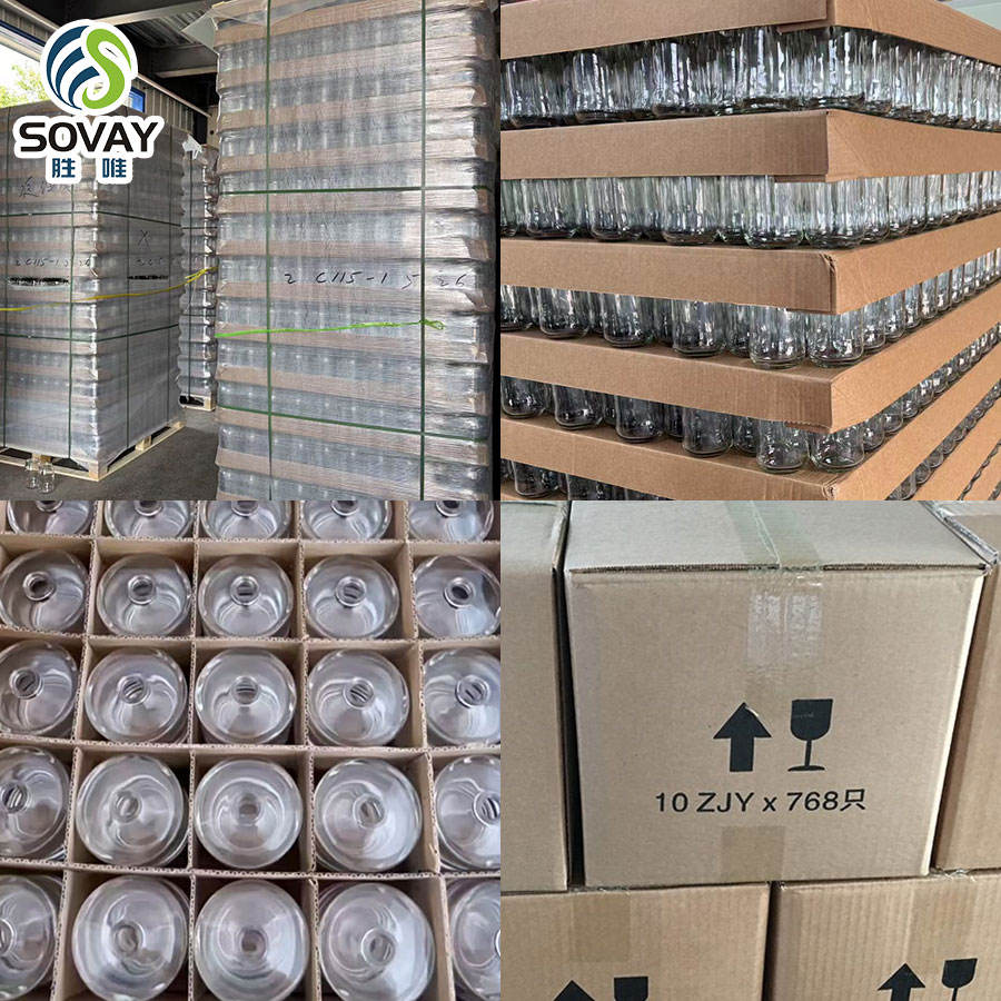 Wholesale Transparent 500ml Aerated Beverage Glass Empty Bottles Seasoning Sauce Glass 18oz Bottles