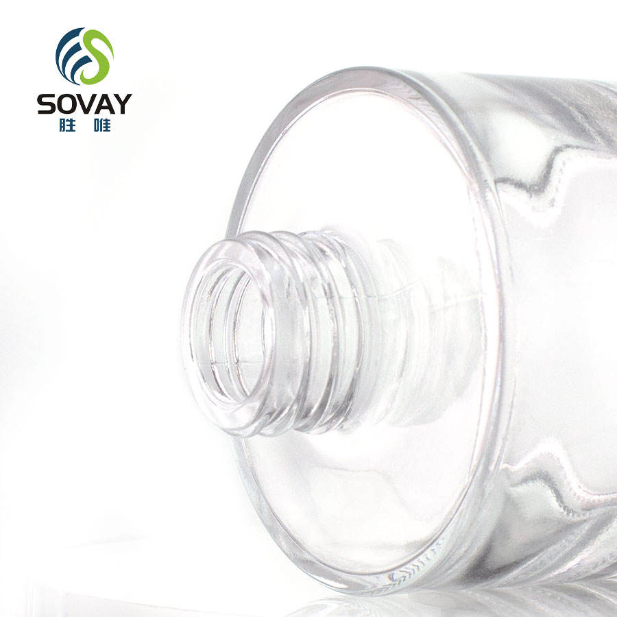 Luxury 30ml Clear Glass Bottle High Quality Empty Matte Finish for Cosmetic Liquid Foundation Perfume