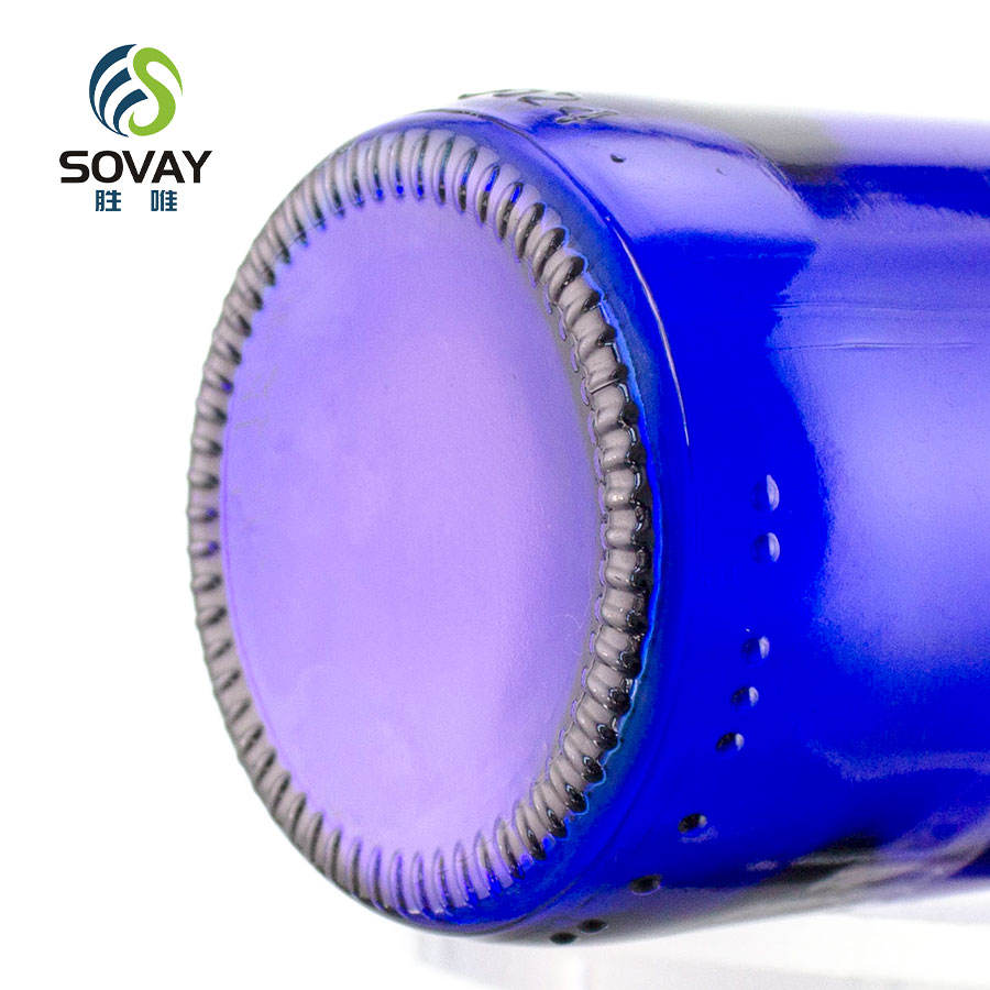 In StockFactory Supply 250ml 330ml 500ml Capacity Round Glass Beer Bottles Screen Printing with Crown Cap