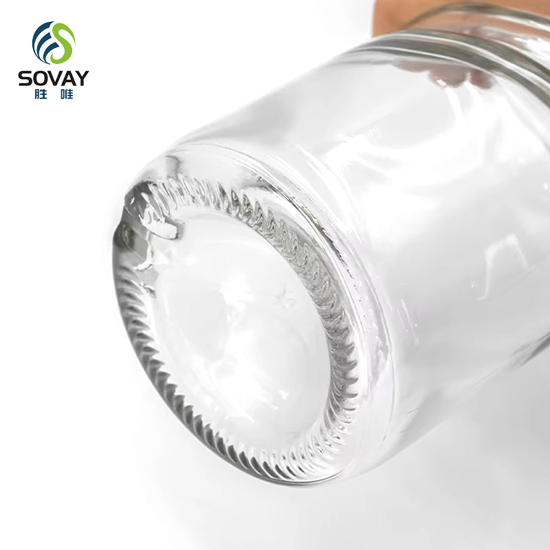 SW59 Angel's Hand Glass Wine Bottle Alcohol Bottle 750ml Liquor Drinking Spirit Glass Bottles