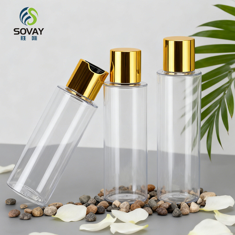 SP15N Blt Hot Sale Transparent 100ml 250ml Plastic Sprayer Perfume Bottle with Electroplated Cap
