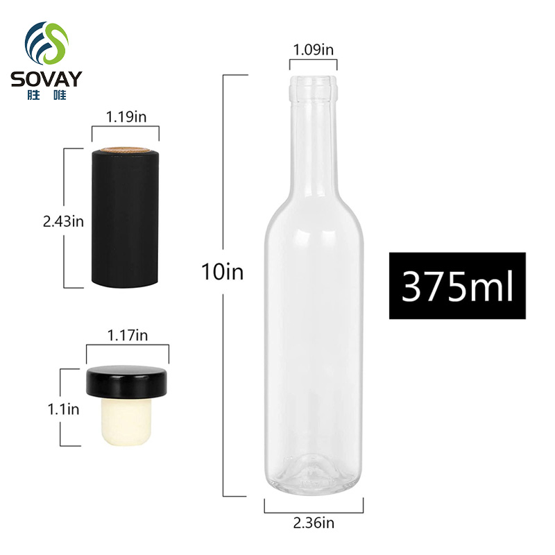 SW53 Frosted Gilded Geometric Design Premium Alcohol Container Spirits Decanter Empty Glass Vessel Wine Bottles