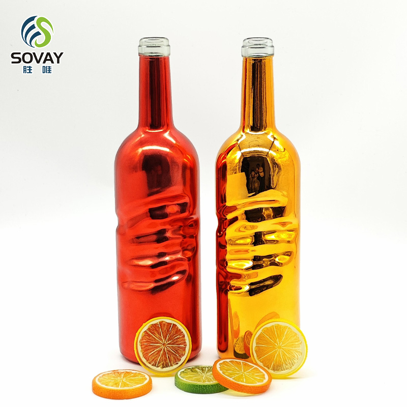 SW59 Factory Wholesale 750ml Red Wine Glass Bottle Angel's Hand Special-Shaped Juice Wine Beverage Liquor Packaging Custom Labels