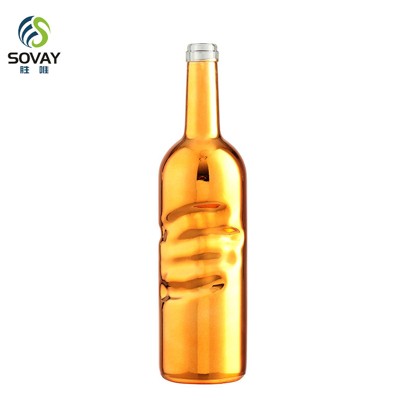 SW59 Factory Wholesale 750ml Red Wine Glass Bottle Angel's Hand Special-Shaped Juice Wine Beverage Liquor Packaging Custom Labels