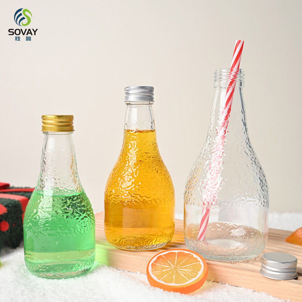 SW148N Empty Glass Fruit Wine Bottles Leak-Proof Sealed Bottles Reusable for Rice Wine & Beverage Storage