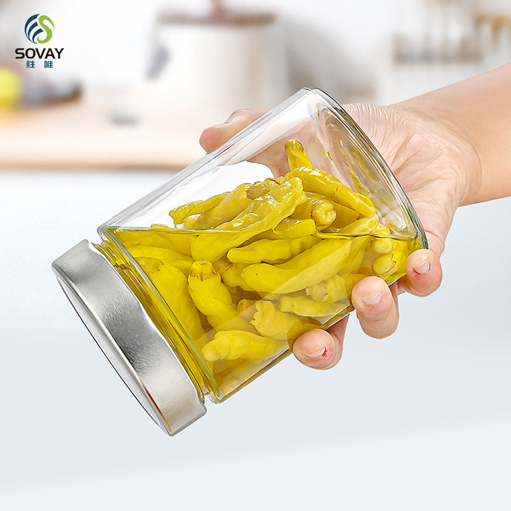 SG69N Wholesale Round Deep Twist off Glass Food Jars 50ml to 1000ml