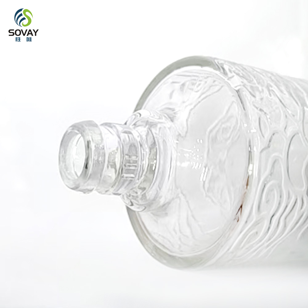 SW171 Unique Premium Empty 250ml 1000ml Wine Gin Whisky Vodka Tequila Glass Bottles