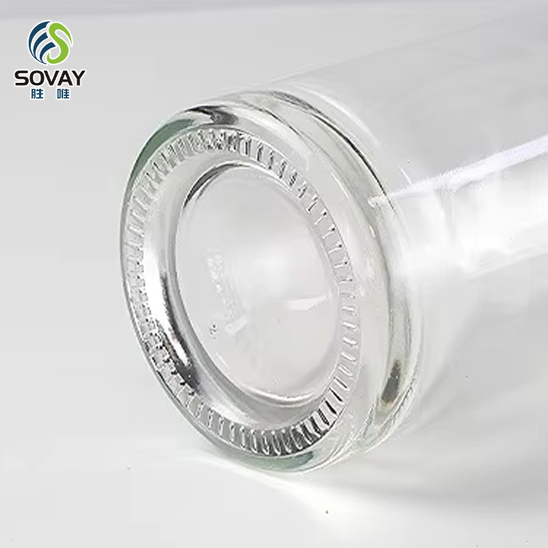 SW125N Wholesale 375ml 500ml Clear Empty Beverage Bottles Long Neck Glass Wine Bottles for Whisky
