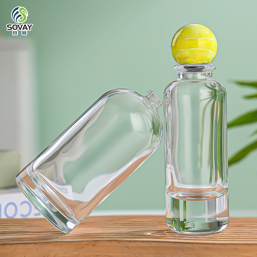 SP37 New Design 30ml 50 Ml Perfume Bottle Glass Elegant Luxury Perfume Bottle 100ml Perfume Bottle with Ball Cap