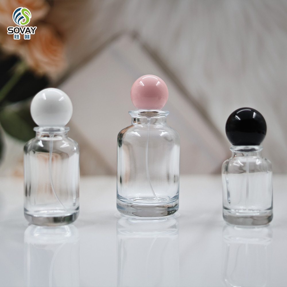 SP37 New Design 30ml 50 Ml Perfume Bottle Glass Elegant Luxury Perfume Bottle 100ml Perfume Bottle with Ball Cap