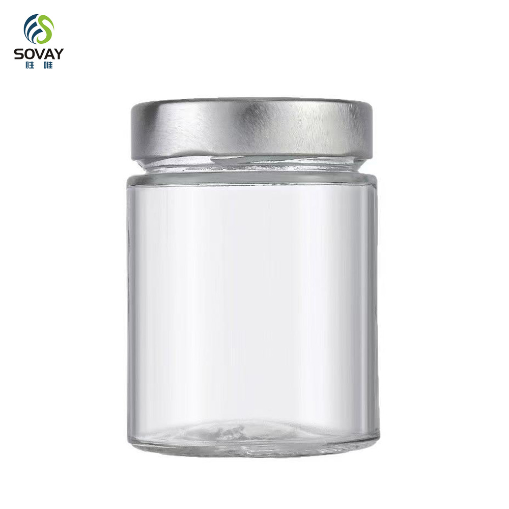 SG69N Wholesale Round Deep Twist off Glass Food Jars 50ml to 1000ml