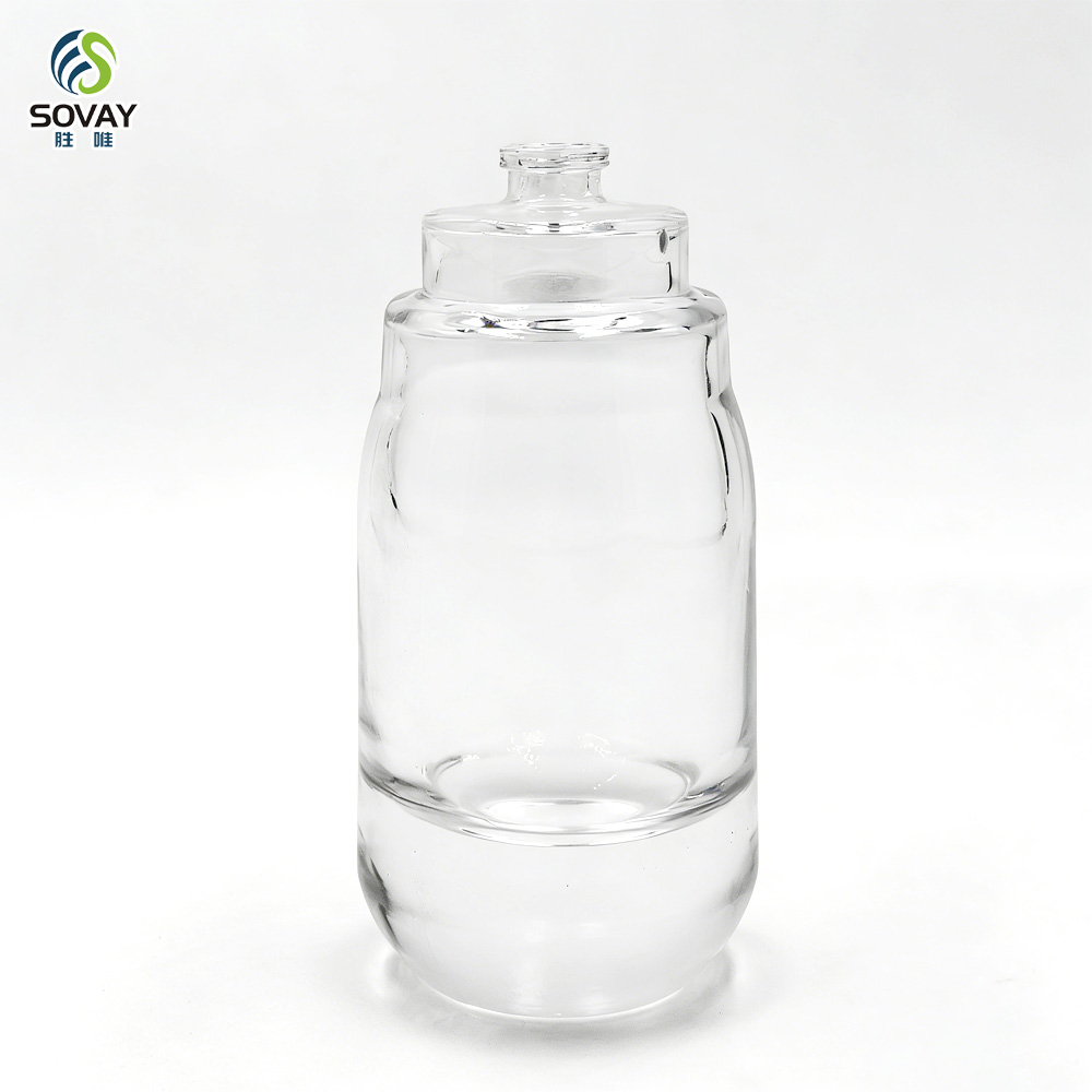 SW47 Empty Crimp Sloping Shoulders Blank Perfume Bottle 50ml 100ml Spray Glass Perfume Bottles