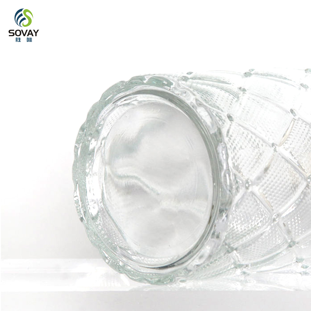 SW147N 200ml Clear Cylinder Reed Diffuser Glass Bottle with Cork-Sealed Empty Essential Oil Diffuser for Liquid Soap