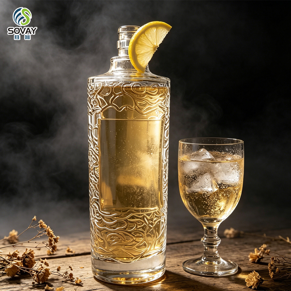SW171 Unique Premium Empty 250ml 1000ml Wine Gin Whisky Vodka Tequila Glass Bottles