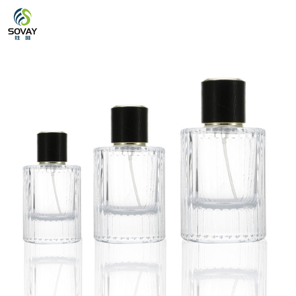 SP38 Customized Logo Packaging Spray 30ml 50ml 100ml Luxury Air Frosted Glass Perfume Bottle