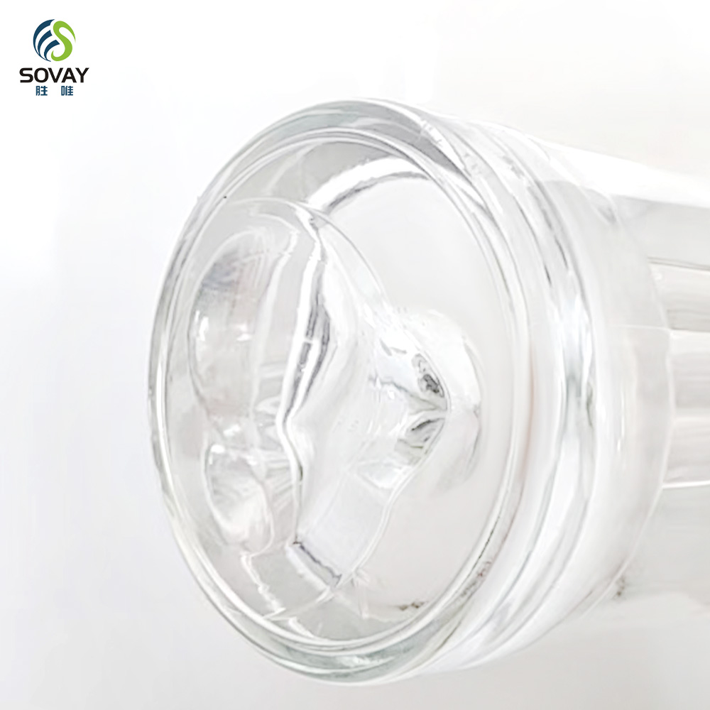 SW167 High Quality Custom Fancy Shape Clear Spirits Liquor Glass Bottles 500ml Customizable Bottle