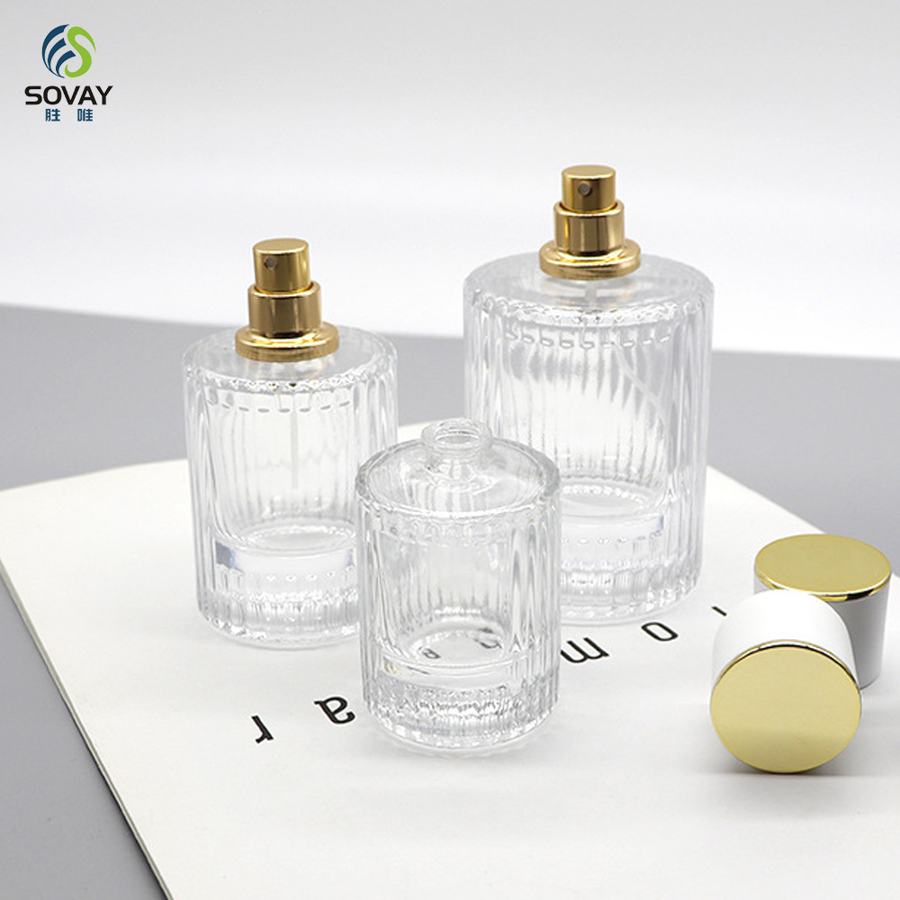 SP38 Customized Logo Packaging Spray 30ml 50ml 100ml Luxury Air Frosted Glass Perfume Bottle