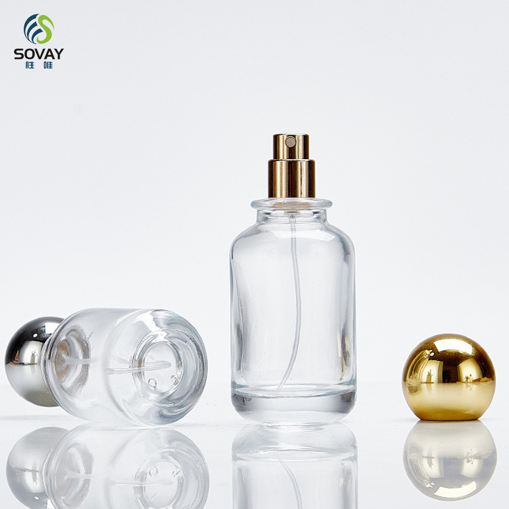 SP37 New Design 30ml 50 Ml Perfume Bottle Glass Elegant Luxury Perfume Bottle 100ml Perfume Bottle with Ball Cap