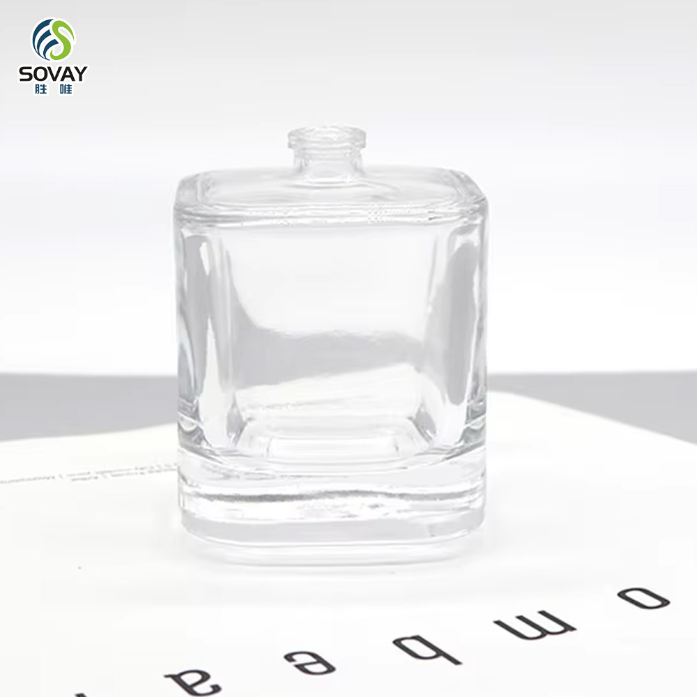 SP48 Wholesale 30ml/50ml/100ml High Quality Glass Perfume Bottles with Pump Sprayer and Hot Stamped Finish
