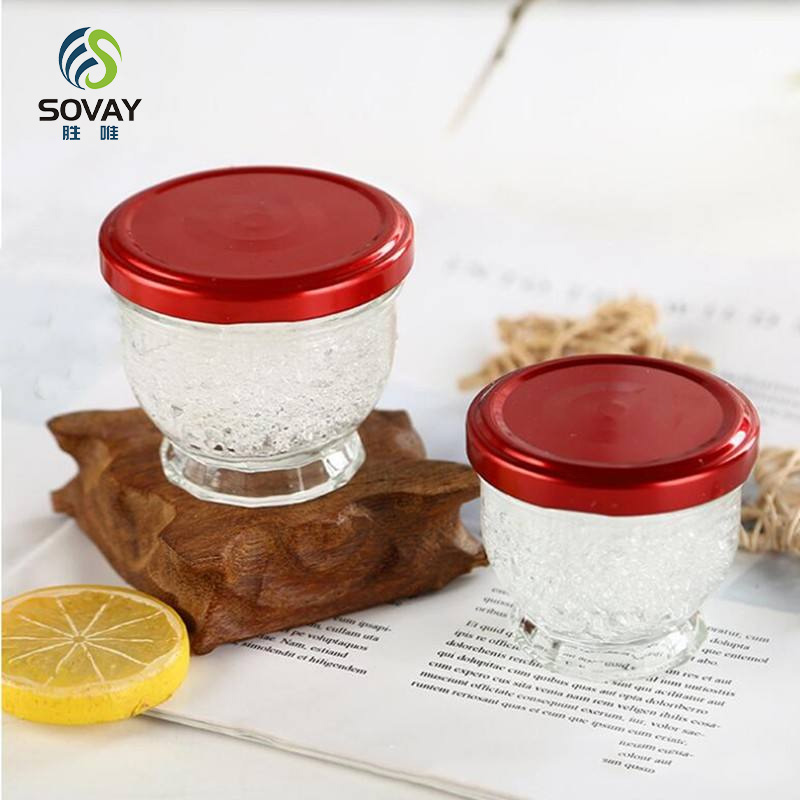SG58N Hot Sale 50ml 75ml 100ml 150ml Empty Glass Honey Jar High Quality Honey Bottle Glass Jar