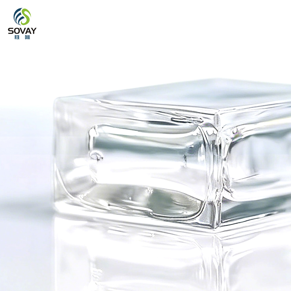 SP40 30ml 50ml 100ml Refillable Empty Square Clear Glass Perfume Atomizer Bottle Travel Perfume Spray Bottles with Wooden Cap