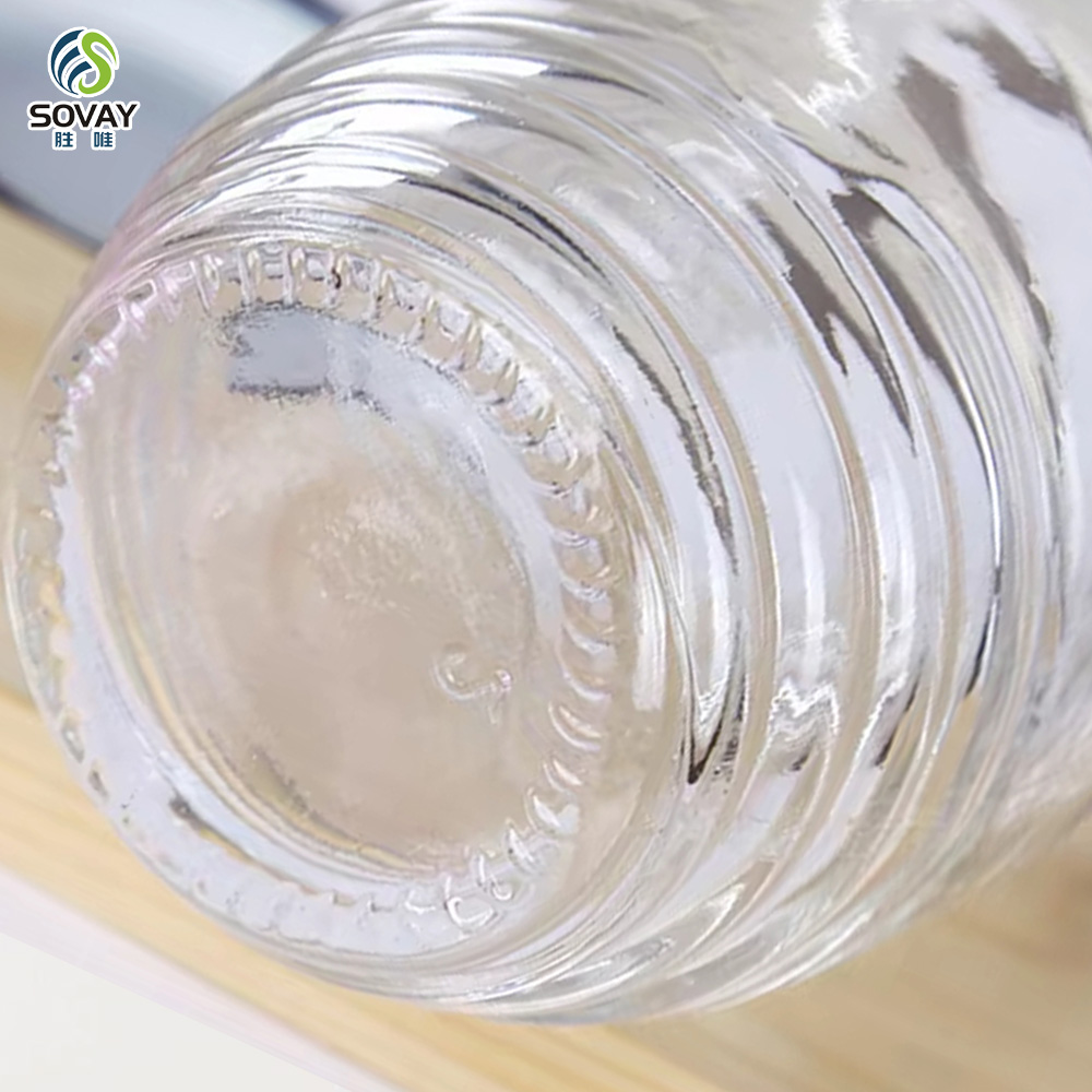 SG03 Empty 70ml 180ml 380ml 730ml Screw Glass Bee Storage Dispenser Jam Airtight Lid Bottle Pot Container Thread Beehive Honey Mason Jar