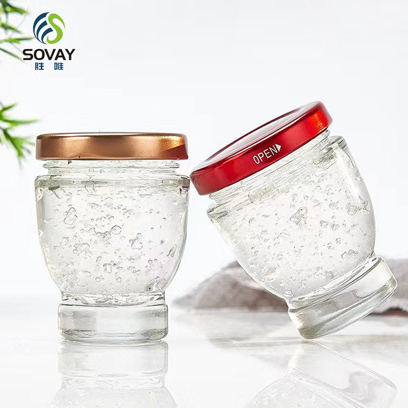 SG58N Hot Sale 50ml 75ml 100ml 150ml Empty Glass Honey Jar High Quality Honey Bottle Glass Jar