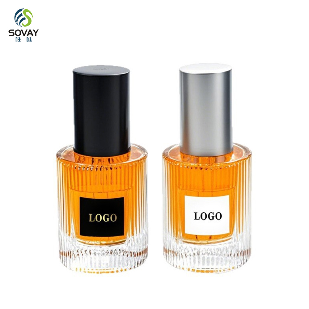 SP38 Customized Logo Packaging Spray 30ml 50ml 100ml Luxury Air Frosted Glass Perfume Bottle