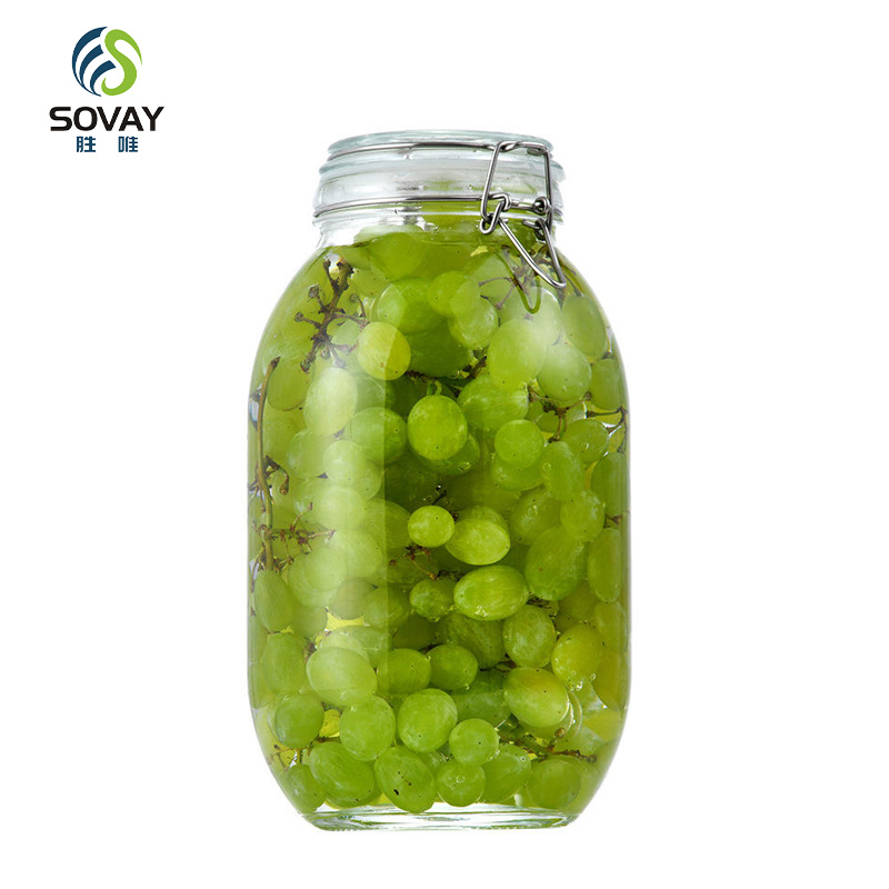 SG39N Wide-Mouth Food Airtight Sturdy Glass Canisters Dry Kitchen Storage Mason Glass Jars with Lid