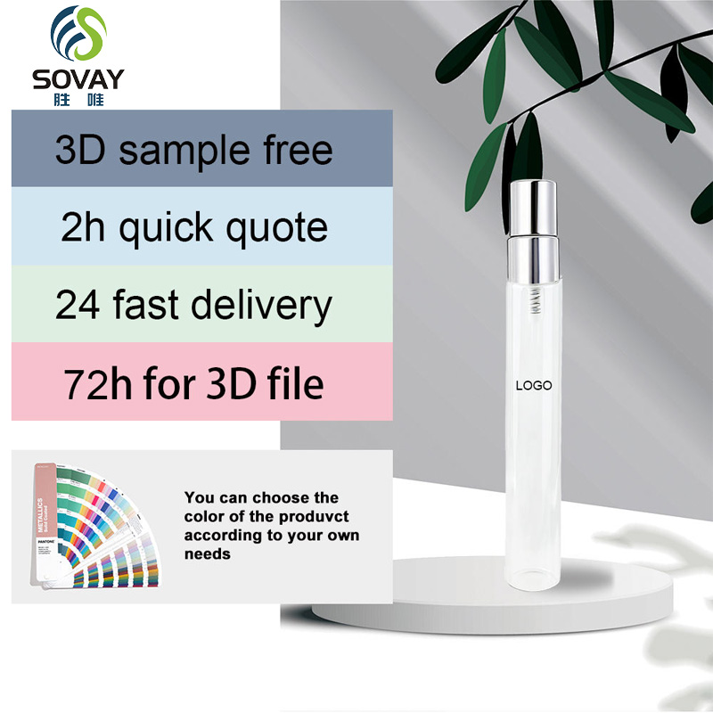 SP30 10ml Glass Roll on Bottles Square Round Matte Black White Transparent Essential Oil Perfume Bottle with Stainless Steel Roller
