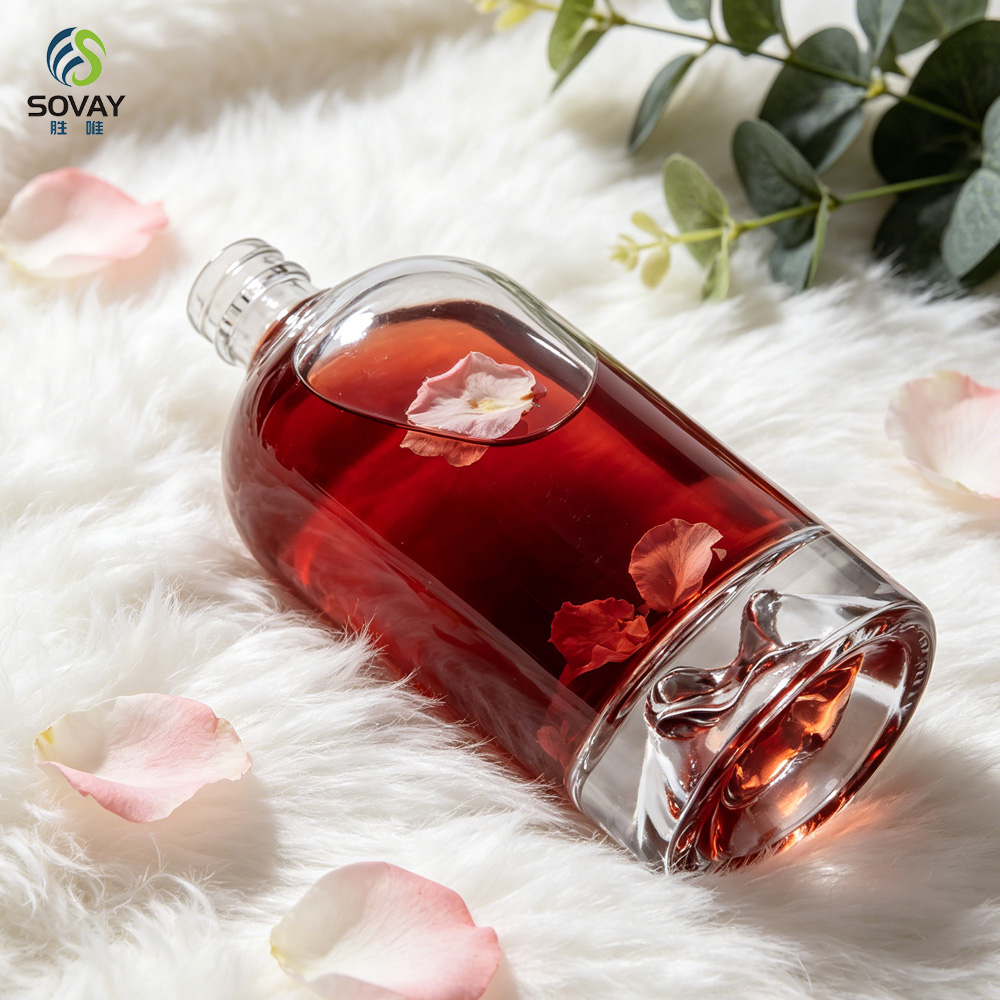 SW162 Wholesale 500ml Wine Glass Bottle Decanter Empty for Liquor Spirits Whiskey Packaging Glass Mountain Bottle