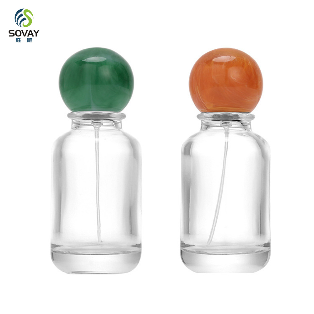 SP37 New Design 30ml 50 Ml Perfume Bottle Glass Elegant Luxury Perfume Bottle 100ml Perfume Bottle with Ball Cap