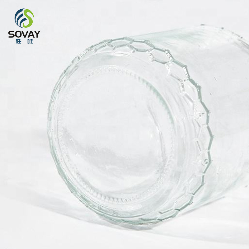 SG54N OEM Factory Clear Honey Container Glass Jam Honey Pot Jar Bottle