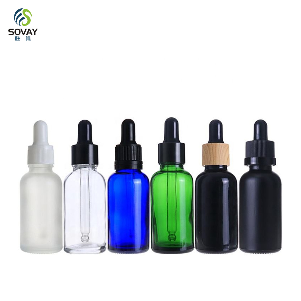 SE01 Wholesale Glass Pipette Graduated 5ml 10ml 15ml 20ml 30ml 50ml 100ml Liquid Essential Oil Glass Dropper Bottle