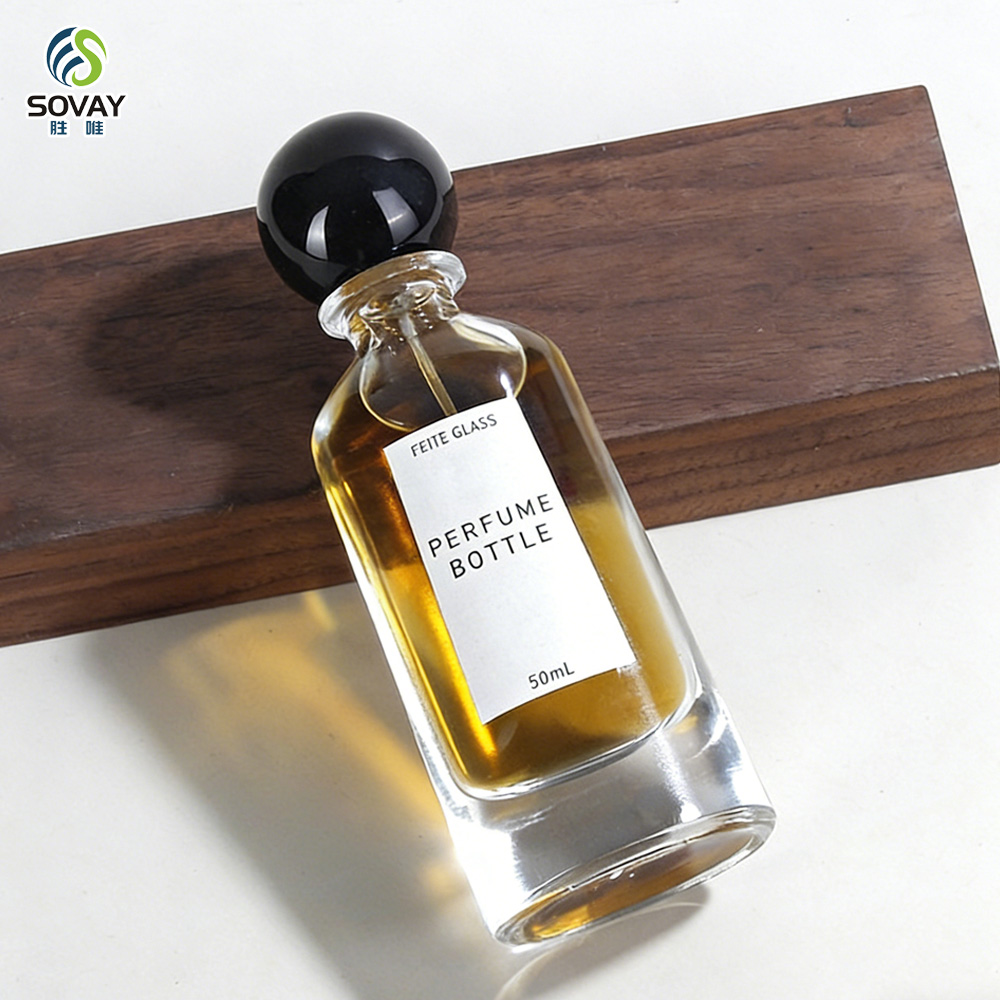 SP37 New Design 30ml 50 Ml Perfume Bottle Glass Elegant Luxury Perfume Bottle 100ml Perfume Bottle with Ball Cap