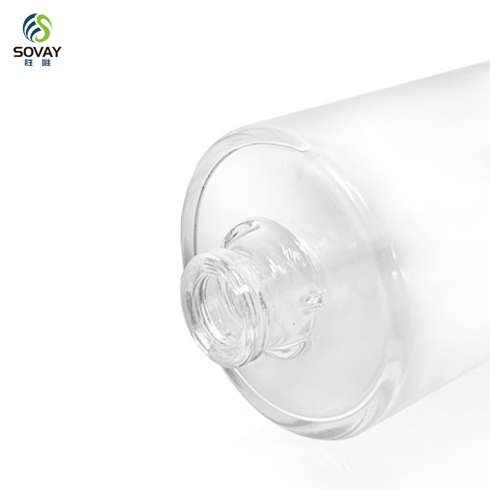 SP23 Luxury Custom 25ml 50ml 100ml Clear Frosted Cylinder Empty Spray Glass Perfume Bottle with Packaging Box