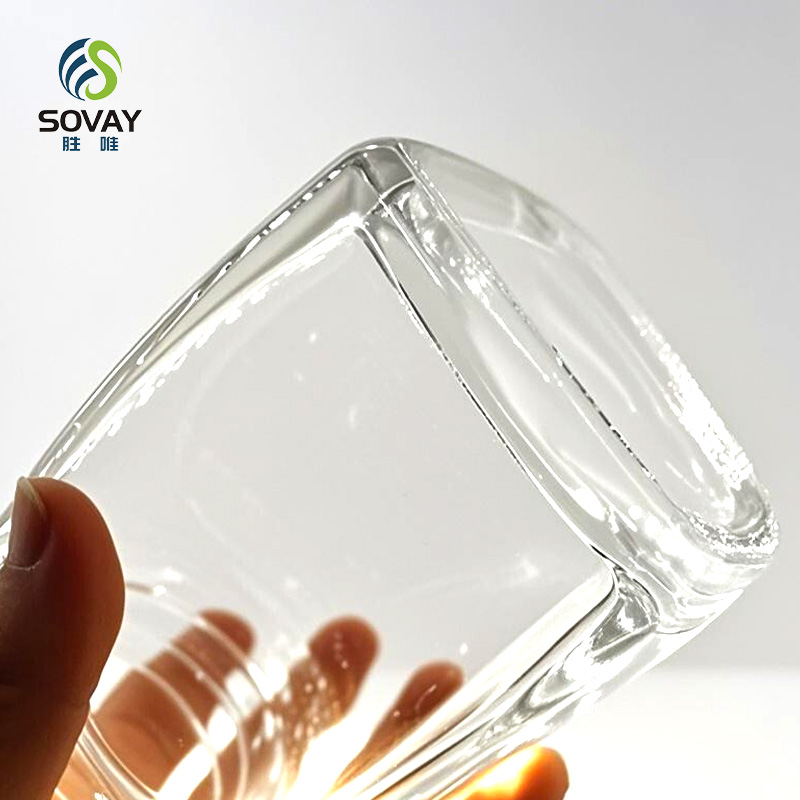 SW46N 0ml 100ml 180ml 280ml 360ml 500ml 750ml Small Square Glass Jam Honey Jars with Lid Glass Storage Pickles Jar for Food