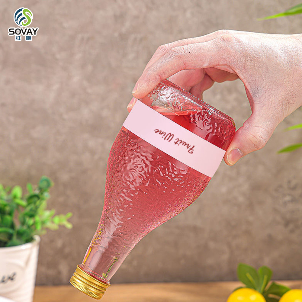 SW148N Empty Glass Fruit Wine Bottles Leak-Proof Sealed Bottles Reusable for Rice Wine & Beverage Storage
