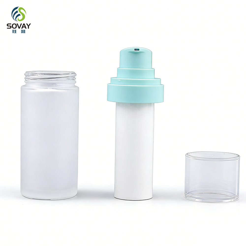 SC14N Pet Cylinder Matte Plastic Bottle with Spray Pump