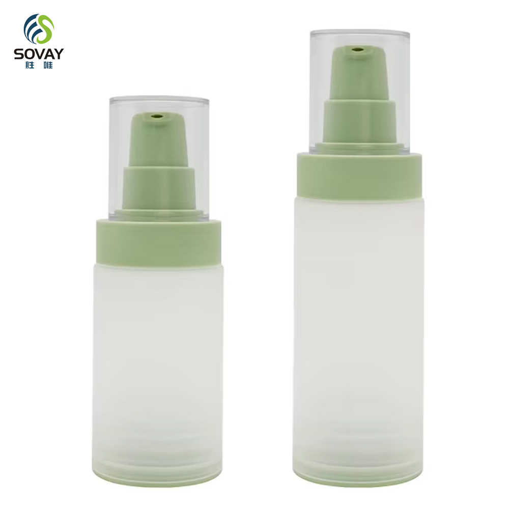 SC14N Pet Cylinder Matte Plastic Bottle with Spray Pump