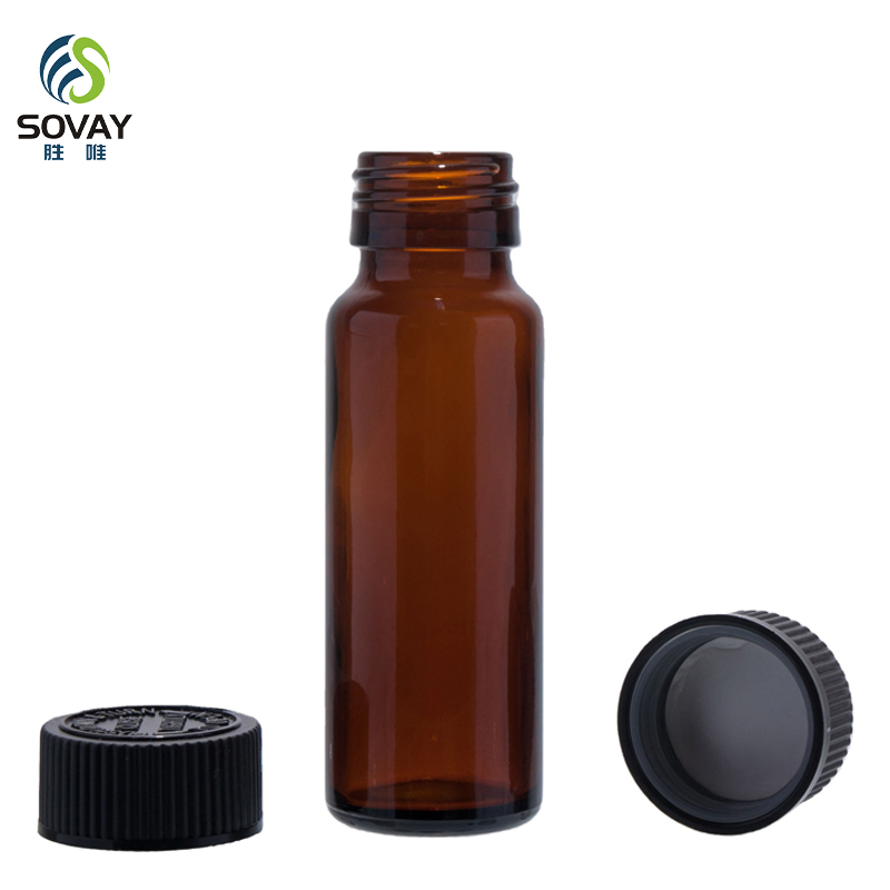 SM02 Amber Glass Tablet Bottle