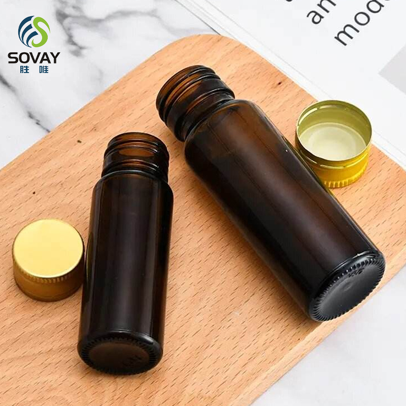 SM02 Amber Glass Tablet Bottle