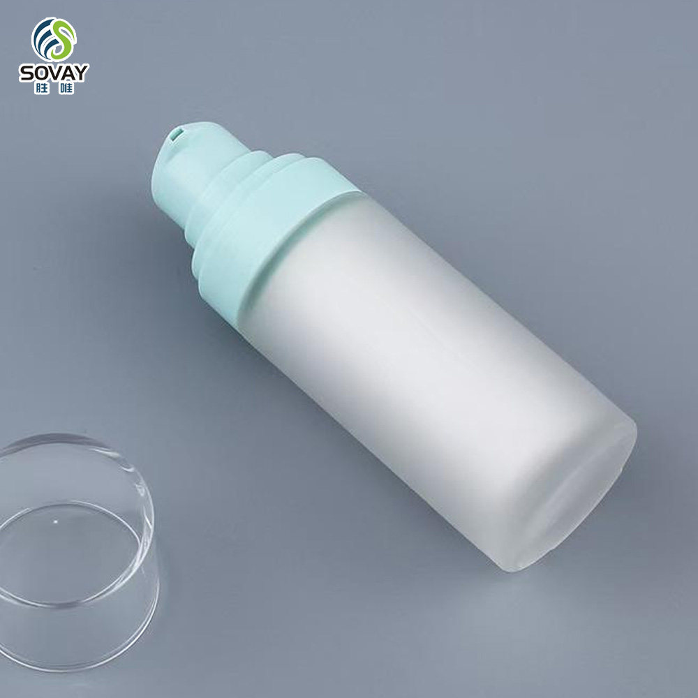 SC14N Pet Cylinder Matte Plastic Bottle with Spray Pump