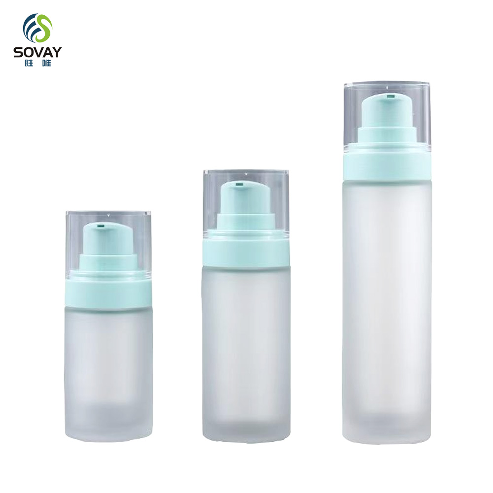 SC14N Pet Cylinder Matte Plastic Bottle with Spray Pump