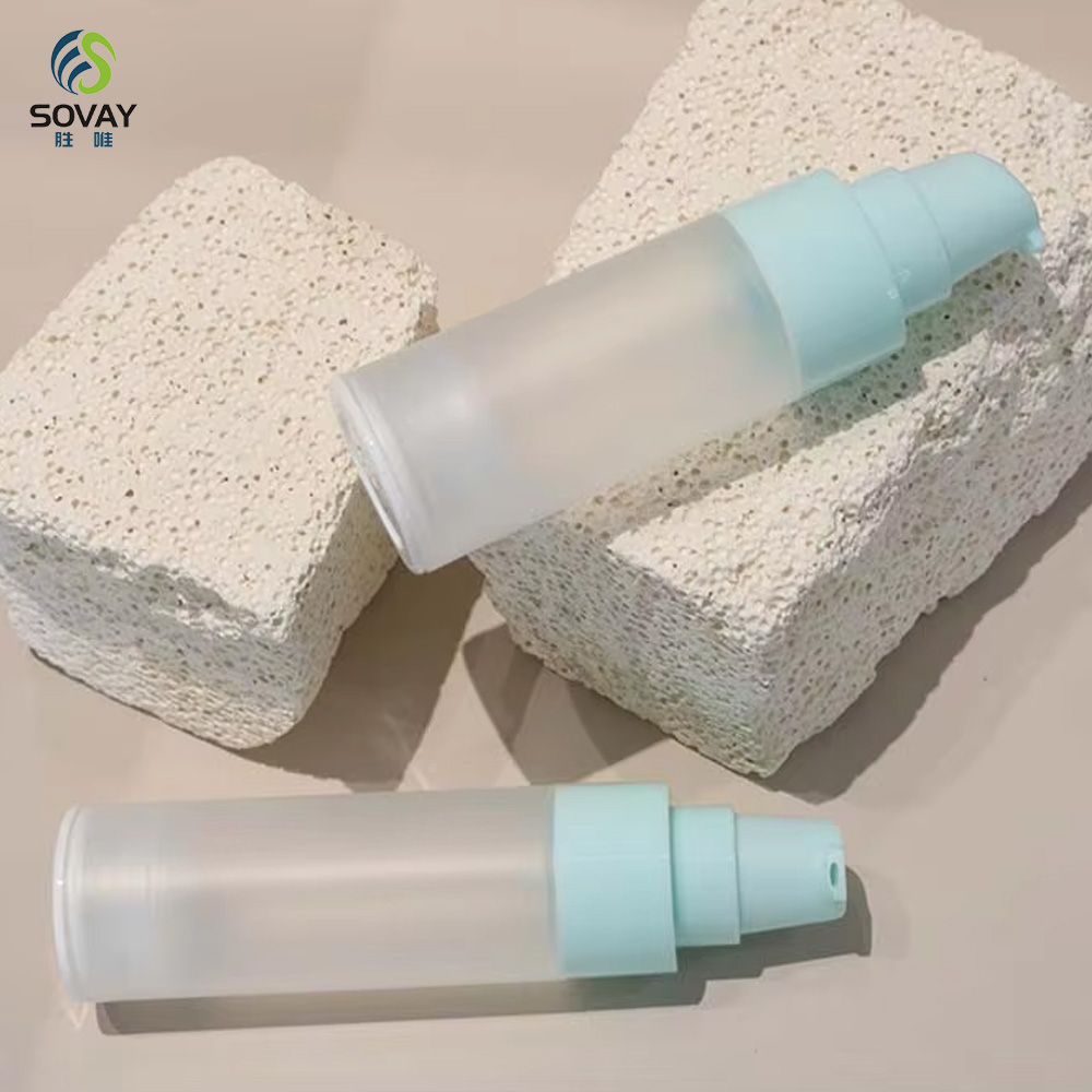 SC14N Pet Cylinder Matte Plastic Bottle with Spray Pump
