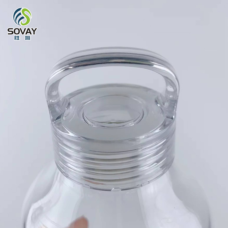 SS08N Wholesale Customized 300ml 500ml 900ml High Borosilicate Glass Water Bottle with Tritan Cork
