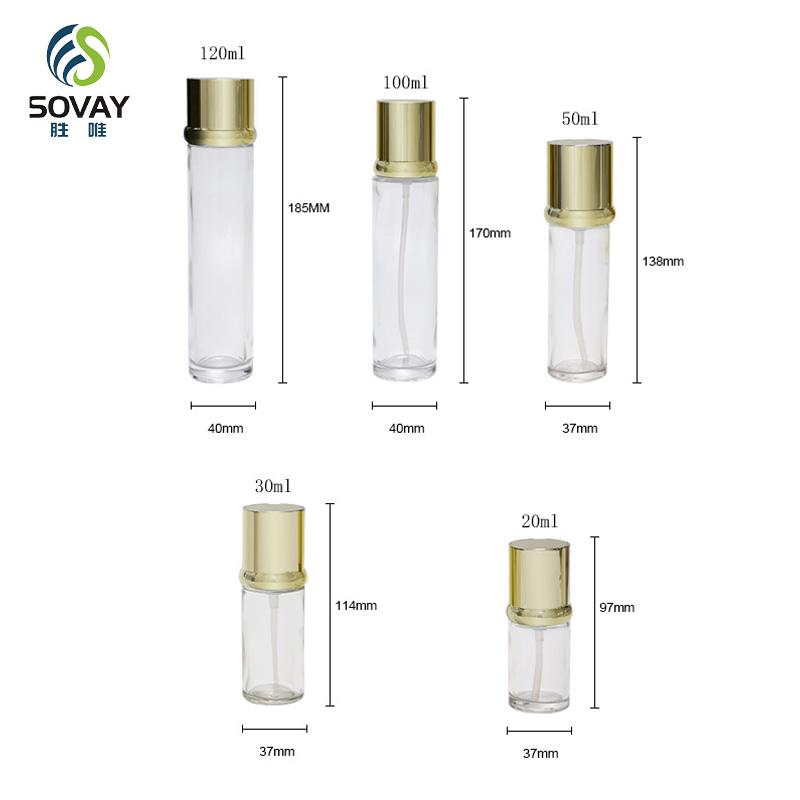 SC10 Luxury Empty Pet Plastic Body Mist Bottle Body Spray Bottles 20ml 30ml 50ml 100ml 120ml