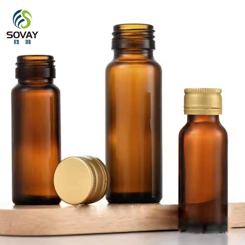 SM02 Amber Glass Tablet Bottle